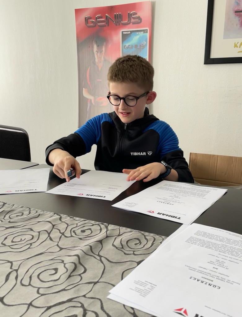 TorbayTTAcademy's tweet photo. Today our players Jakub and Kacper @TeamTA_Sport signed a contract with TIBHAR !!!

Congratulations boys, we are so proud of you !!!

Huge thanks to @Bribartt.

Good luck boys in your new adventure 😉
It was a pleasure to watch the top team FCSaarbrucken-Tischtennis 👌 https://t.co/TK7HYD37Gy
