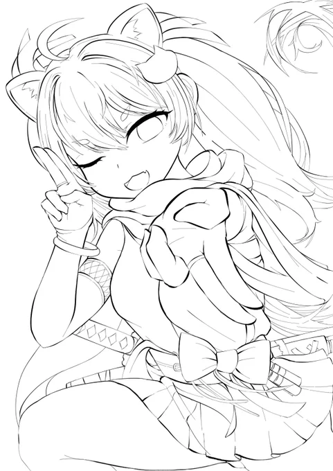 線 
