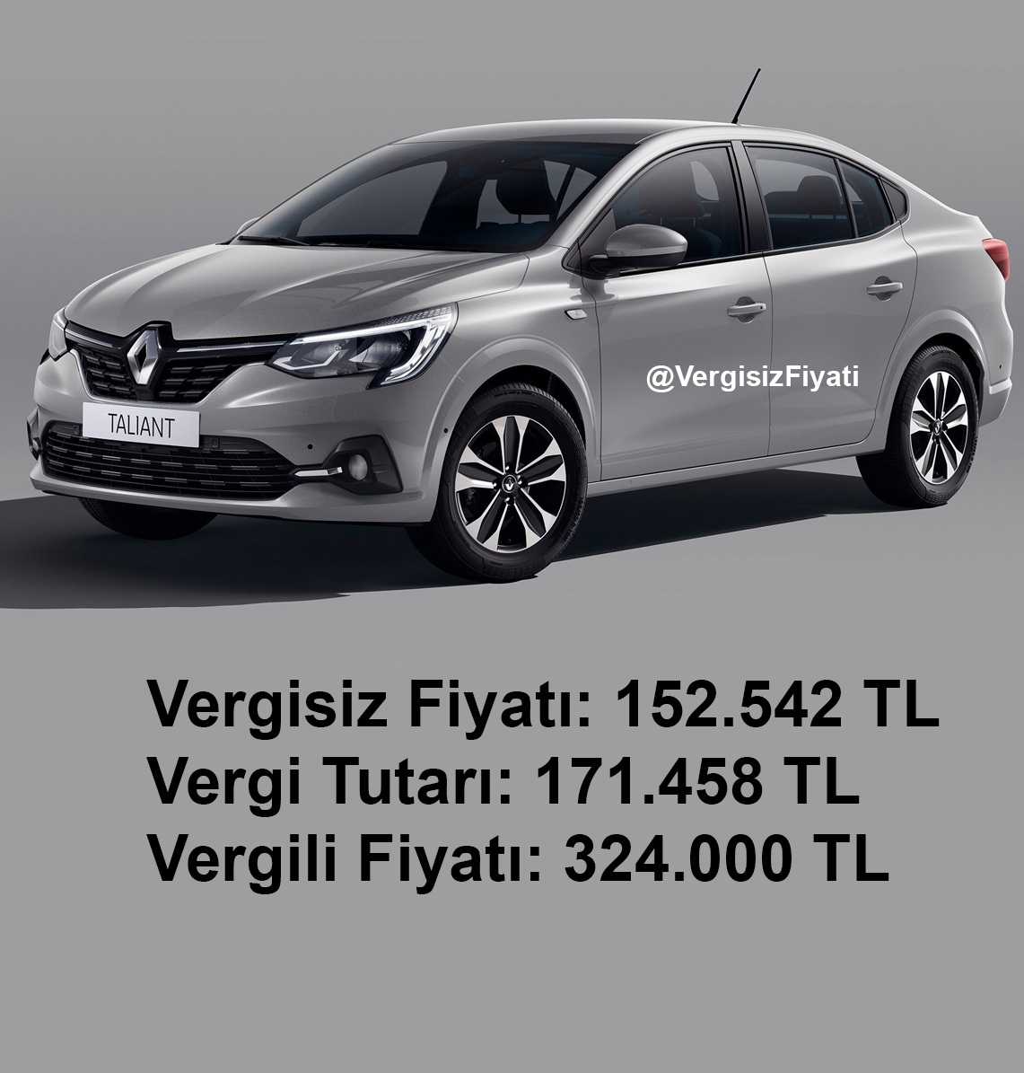 Renault Taliant Joy 1.0 Sce 65 bg vergisiz fiyatı ne kadar?