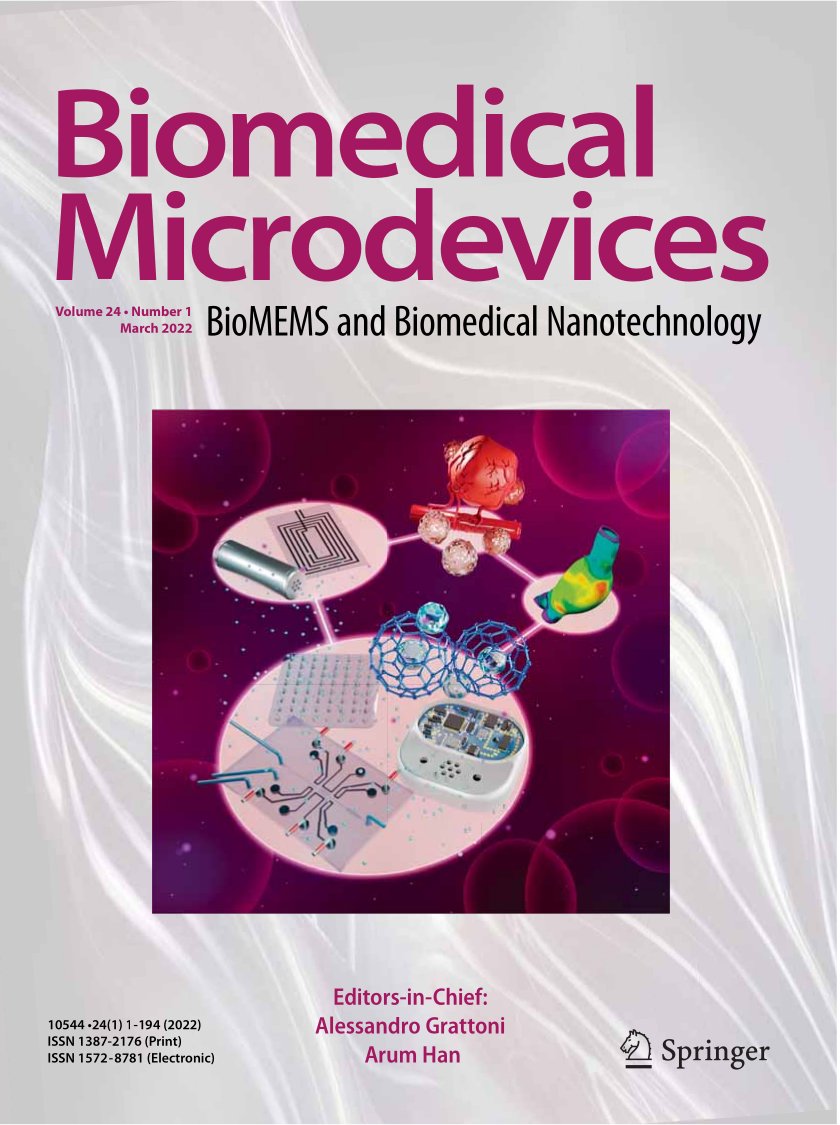 BioMedMicroDev's tweet image. Biomedical Microdevices has a new cover!

Do you want a chance to be featured on the journal&apos;s cover?
Submit your cover figure together with your manuscript!