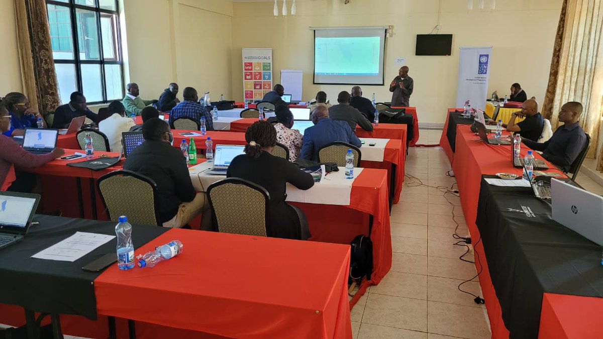 Val_Munyeti's tweet photo. Day 2 of training of West Pokot County Officials on #HazardMapping using GIS. This will be critical in the design, integration and implementation of Disaster Risk Reduction projects.@UNDPKenya @mmashologu1 @RCMRD_  @mathekafk @sharonsergon1 @k_kimutai https://t.co/LtBEw5uM4Z