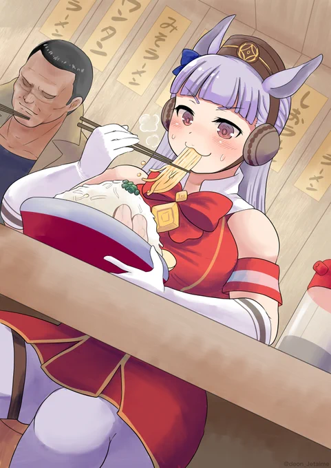 今まで描いたウマ娘のラーメン絵 