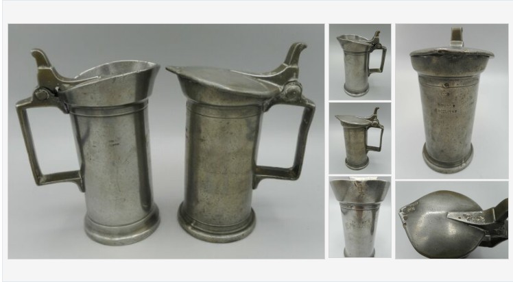 APRILANTIQUES's tweet photo. Antique Two19th Century #French #Pewter Lidded Measure #Tankards - #Double #Decilitre | eBay #UK#USA#CANADA#AUSTRALIA#NEWZEALAND
https://t.co/qAjUWanpYe https://t.co/UzxIQMIY8W