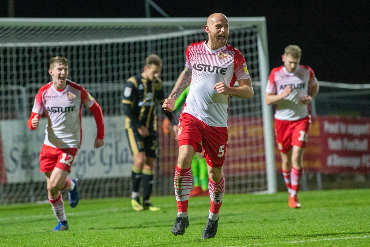 StevenageFC's tweet photo. A player who gave everything &amp; more to this football club. 💪

There's a special place in our hearts for you, forever. ❤️🤍

Thank you, Skip. © https://t.co/LsXrvyly37