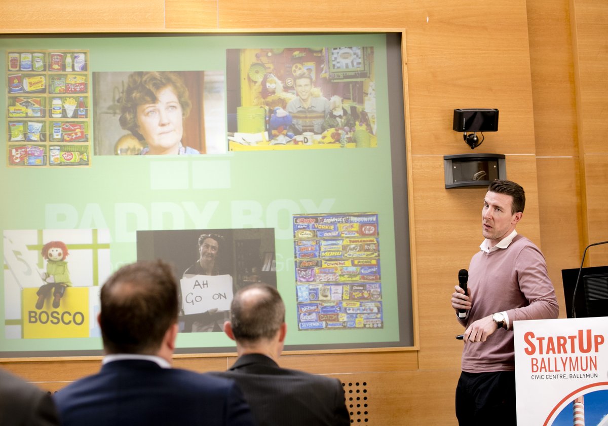 StartUpBallymun's tweet photo. Mark Loftus spoke about the origins of the successful Ballymun based business @The_PaddyBox
at StartUpBallymun #5
Who might you meet on the 26 May?
#startups #startupballymun #Dublin #paddybox
Book your ticket here https://t.co/1vfwpKyz5S https://t.co/XMgMOB0AsW
