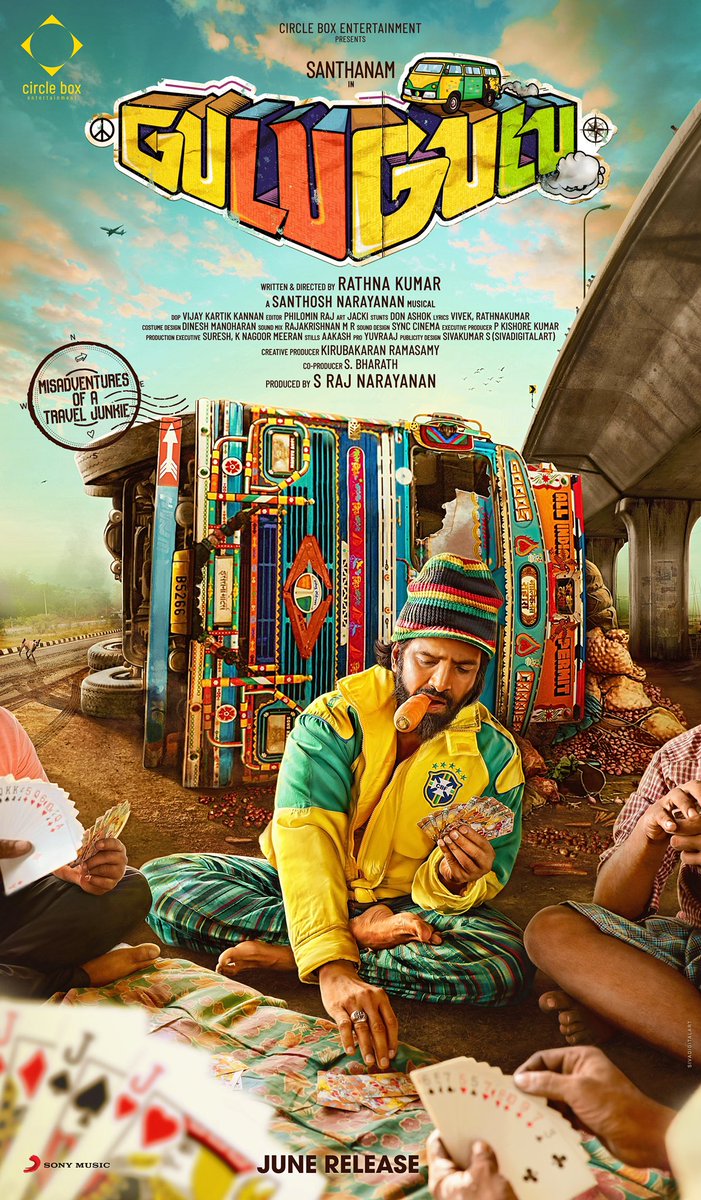 AMR_army2's tweet photo. #GuluGulu first look starring @iamsanthanam for you 🤩

Releasing this JUNE!

@rajnarayanan_ #CircleBox 
@MrRathna @KVijayKartik @jacki_art @Music_Santhosh @SonyMusicSouth @proyuvraaj @ThinkMachineIn 

#GuluGuluFirstLook https://t.co/zxLi4vWVfM
