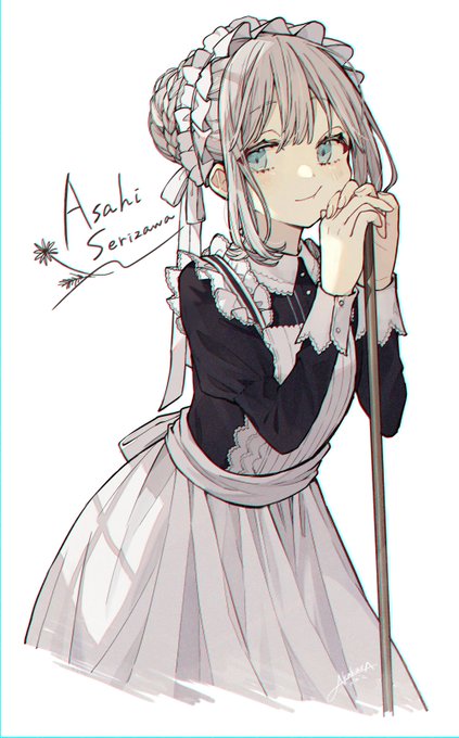 #メイドの日 ということで昨年のメイドあさひさん再掲です🫖 