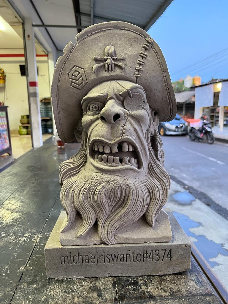 AndrewRise7884's tweet photo. Hello from Ubud, Bali! Me &amp; my son @michaelrswnt loves rock carving (petroglyphs). Both of us are BULLISH abt @memeland so we dedicated a full week to carve masterpieces of #memeland pirates, hope @9gagceo @keung love our #memelandfanart - by AndrewRise7884 &amp; michaelriswanto#4374 https://t.co/gSkgCTS1K7
