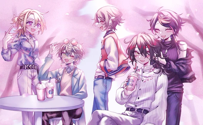 Luxiem🌸Sakura Bloom撮影妄想
#drawluca #Ikenography #MystArt 
#Akurylic #YaminoArt 