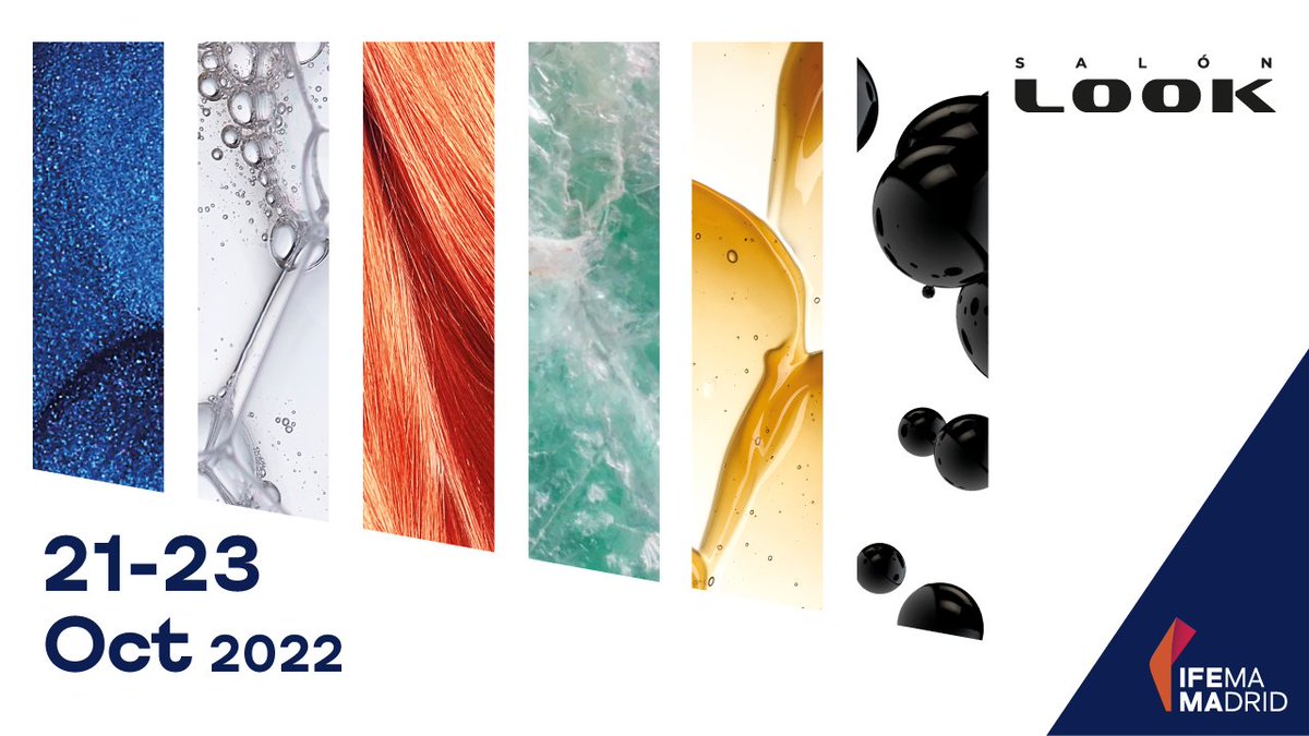 lookmadrid_'s tweet photo. 📆 #SaveTheDate 

#SalonLook, el salón internacional de la imagen y la estética integral, se celebrará del 21 al 23 de octubre de 2022 en @IFEMA MADRID.

¡Os esperamos en el evento profesional de referencia para las empresas del sector! https://t.co/uPQPVf4AYq https://t.co/V60xWZ4ZXO