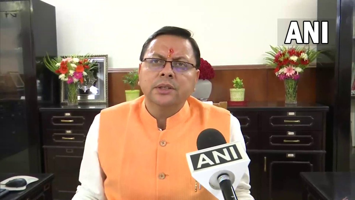 ANINewsUP's tweet photo. Due to heavy inflow of devotees for Char Dham yatra, the govt has increased pilgrim registration by 1000 each in 4 dhams. Registrations are compulsory. Its checking would be conducted strictly &amp; regularly at all police posts for verification: Pushkar Singh Dhami, CM Uttarakhand https://t.co/aZBKhMdSzd