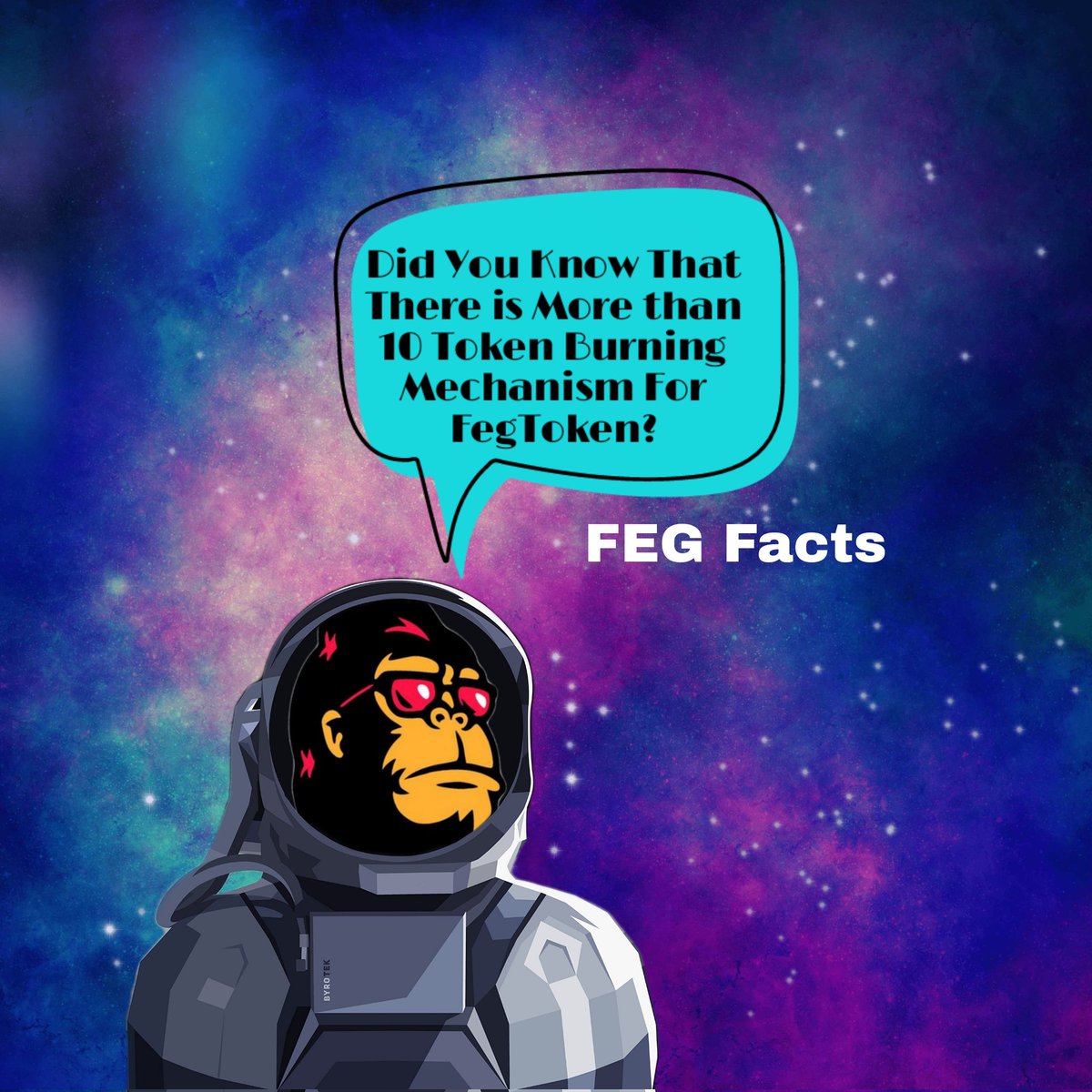 FEGloyalarmy's tweet photo. Did You Know That ? 

#feg #fegtoken #fegex #eth #bitcoin #defi https://t.co/iVgB9VURV1