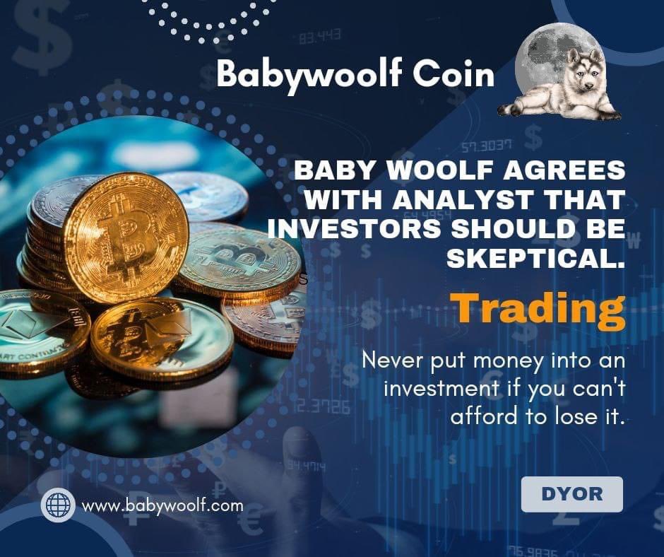 BabyWoolfCoin's tweet photo. @davidgokhshtein Investing in the #BabyWoolf token can profit w/o having to work.Investors who hold their tokens for at least 1month will receive a 2% return on their investment, w/c will be reflected in #BNB 
https://t.co/6BL9cTzjXA
https://t.co/arz2LJ0hIK
#binance #BSCGem #crypto #babywoolfcoin https://t.co/bPM1Ul863X