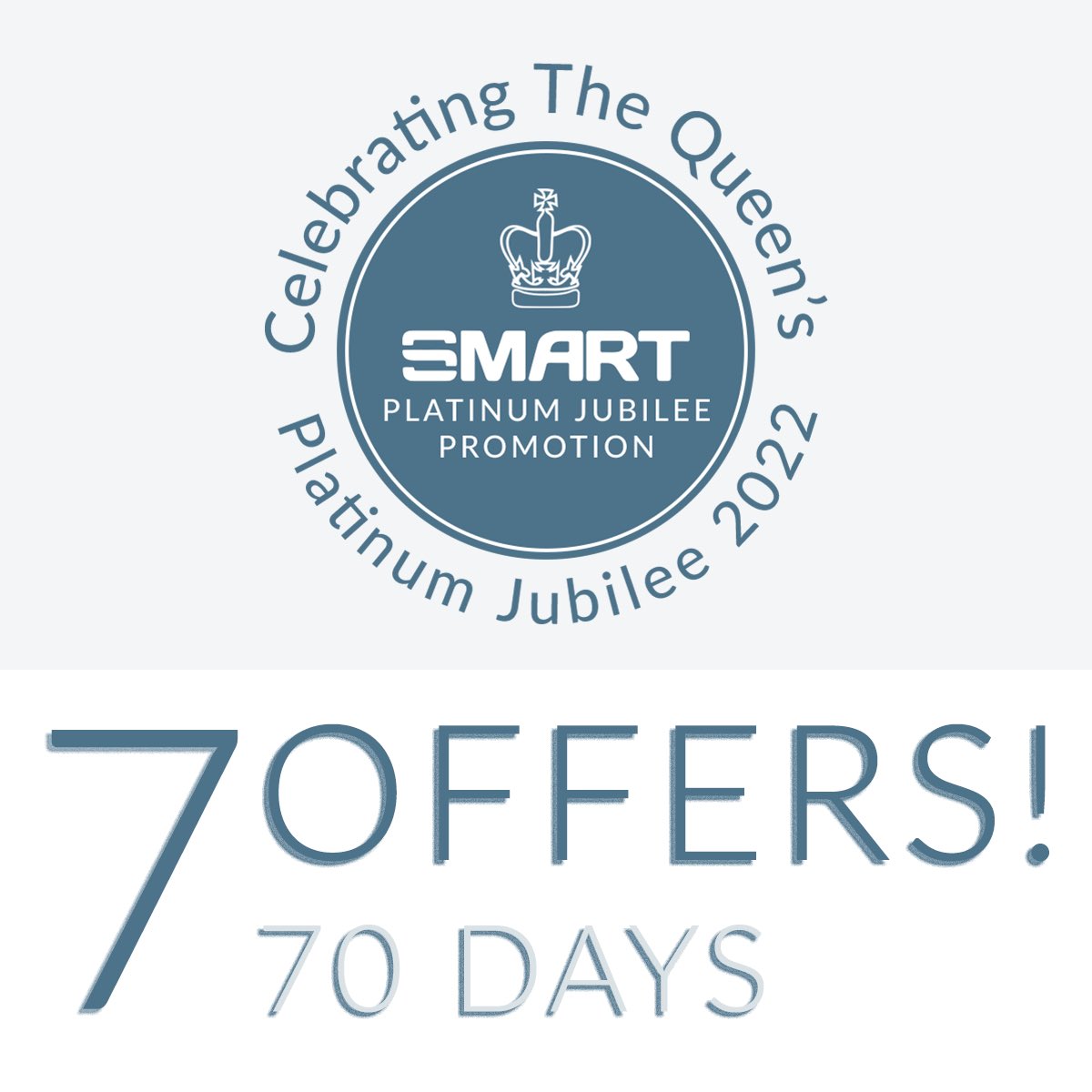 To celebrate the Queen’s 70 years, we have created 7 amazing offers, running over 70 days, when purchasing your very own SMART Garden Room, Office, or Studio

*Offer ends 17/07/22 

To find out more, visit wp.me/P7BJuM-Ik