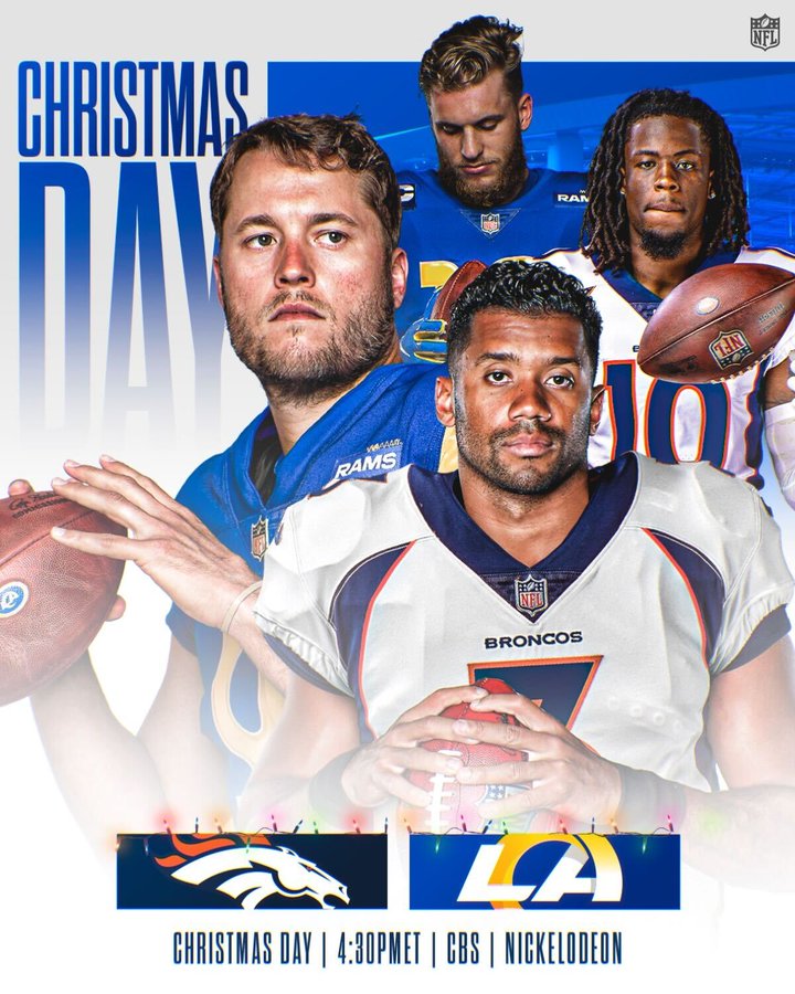 Is There Football On Christmas Eve 2022 La Rams To Face Denver Broncos On Christmas Day 2022