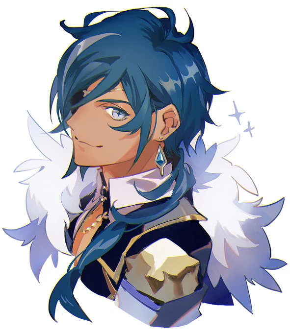 顔描く練習!ガイアとディルック 
