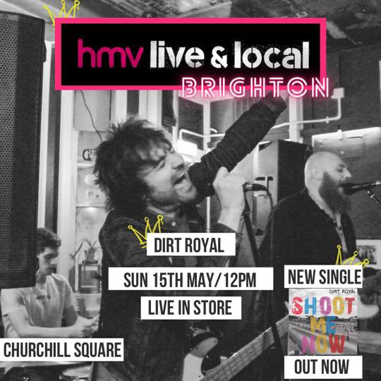 THIS SUNDAY! HMV! BRIGHTON! Woooooooo! #empirerecords #dirtroyal #hmvbrighton #hmvgigs #recordstoregigs #gigsinshops #brightongigs #brightonmusic #brightonmusicscene #brightonbands #brightonindiegigs  #snaprecords #shootmenow🔫 <a href="/hmvtweets/">hmv</a> <a href="/hmvBrighton/">hmv Brighton</a>