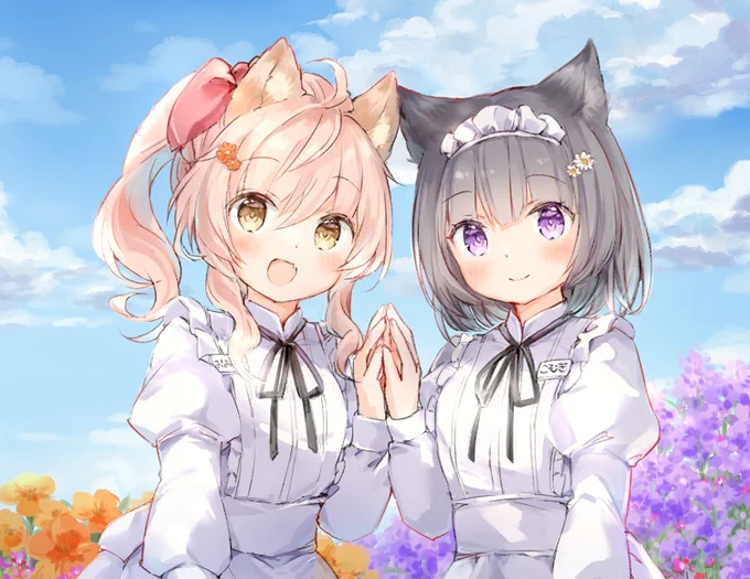 メイド服っぽいうちの子
#メイドの日 