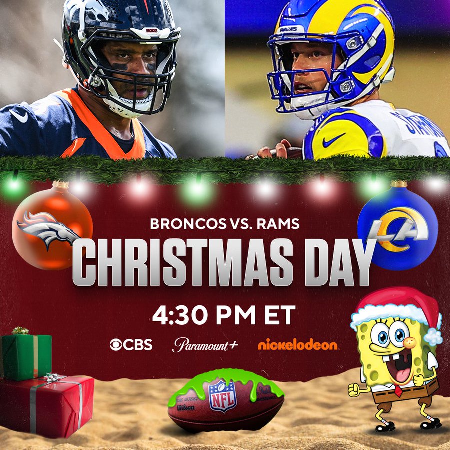 Football Schedule Christmas 2022 Nfl 2022 Schedule Release: Cbs Reveals Champion Rams Will Host Russell  Wilson, Broncos On Christmas Day - Cbssports.com