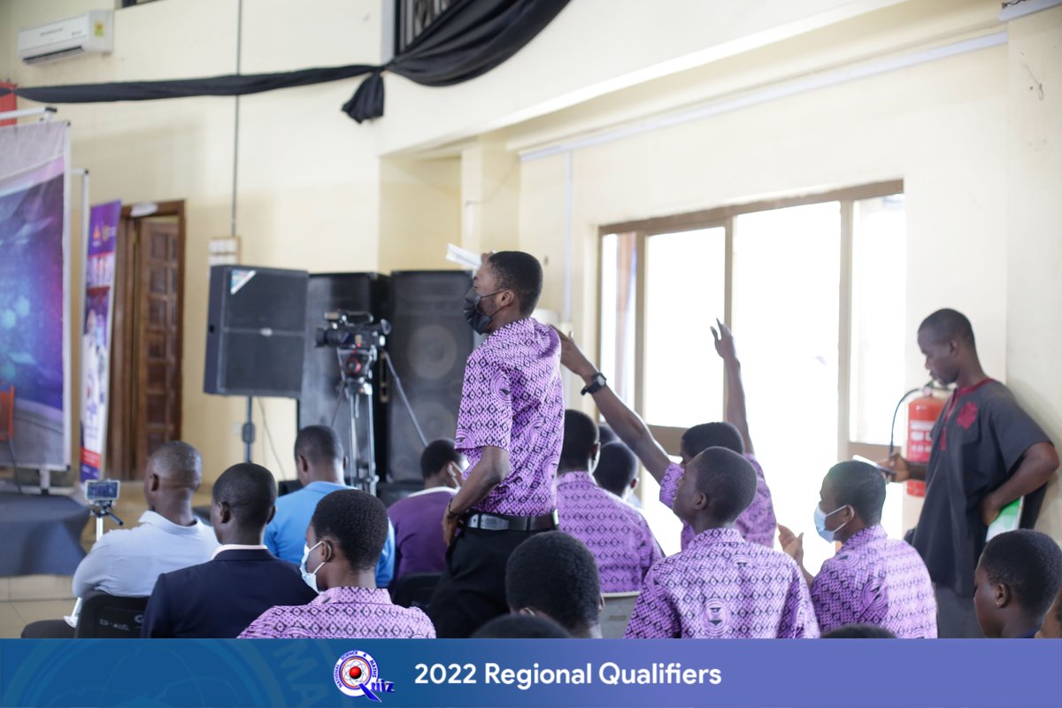 NSMQGhana's tweet photo. Eastern Region - Contest 4

End of Contest

Abetifi Presby SHS: 53pts
Ofori Panin SHS: 44pts
Apeguso SHS: 15pts
Akim Swedru SHS: 10pts
Achiase SHS: 08pts

Abetifi Presby SHS qualifies to the National Championship 🎉

#NSMQ2022 #NSMQRegionals #Primetime https://t.co/IiVG473eQH