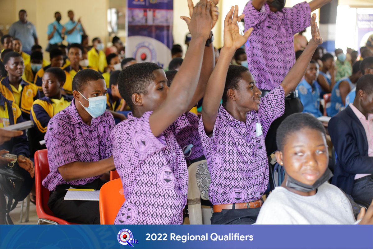 NSMQGhana's tweet photo. Eastern Region - Contest 4

End of Contest

Abetifi Presby SHS: 53pts
Ofori Panin SHS: 44pts
Apeguso SHS: 15pts
Akim Swedru SHS: 10pts
Achiase SHS: 08pts

Abetifi Presby SHS qualifies to the National Championship 🎉

#NSMQ2022 #NSMQRegionals #Primetime https://t.co/IiVG473eQH