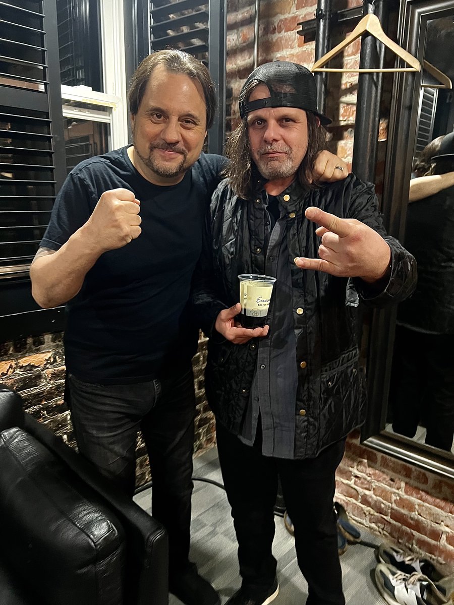 Talk about 'full circle' 🥁 @TheDaveLombardo + Louie Clemente 🤘📸: @AlexSkolnick THE BAY STRIKES BACK tour is still going strong, grab your tickets and VIP testamentlegions.com