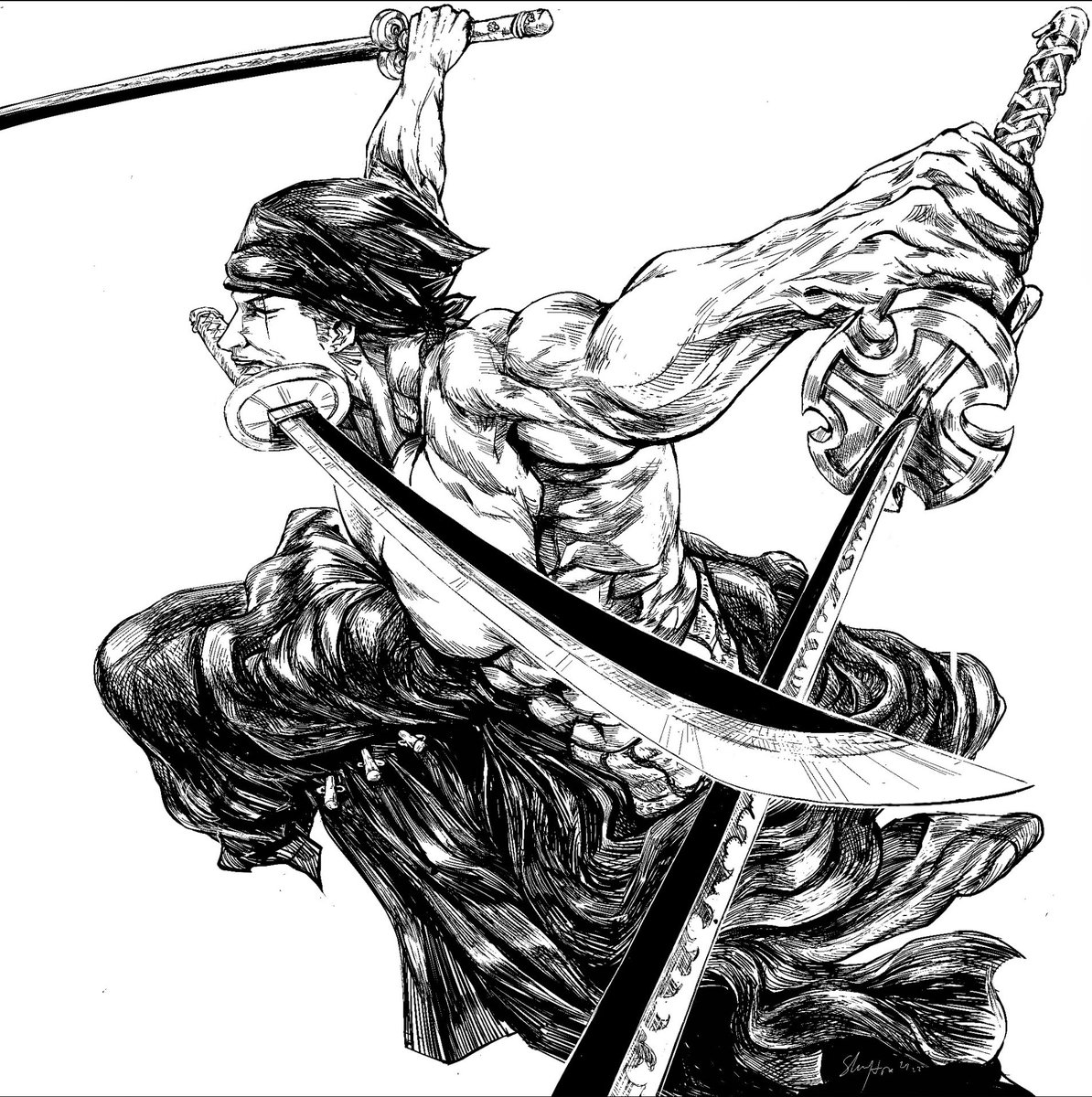 #ONEPIECE #roronoazoro #ONEPIECE1048 #LUFFY #anime #Manga #Onepiecefanart #FANART #procreate