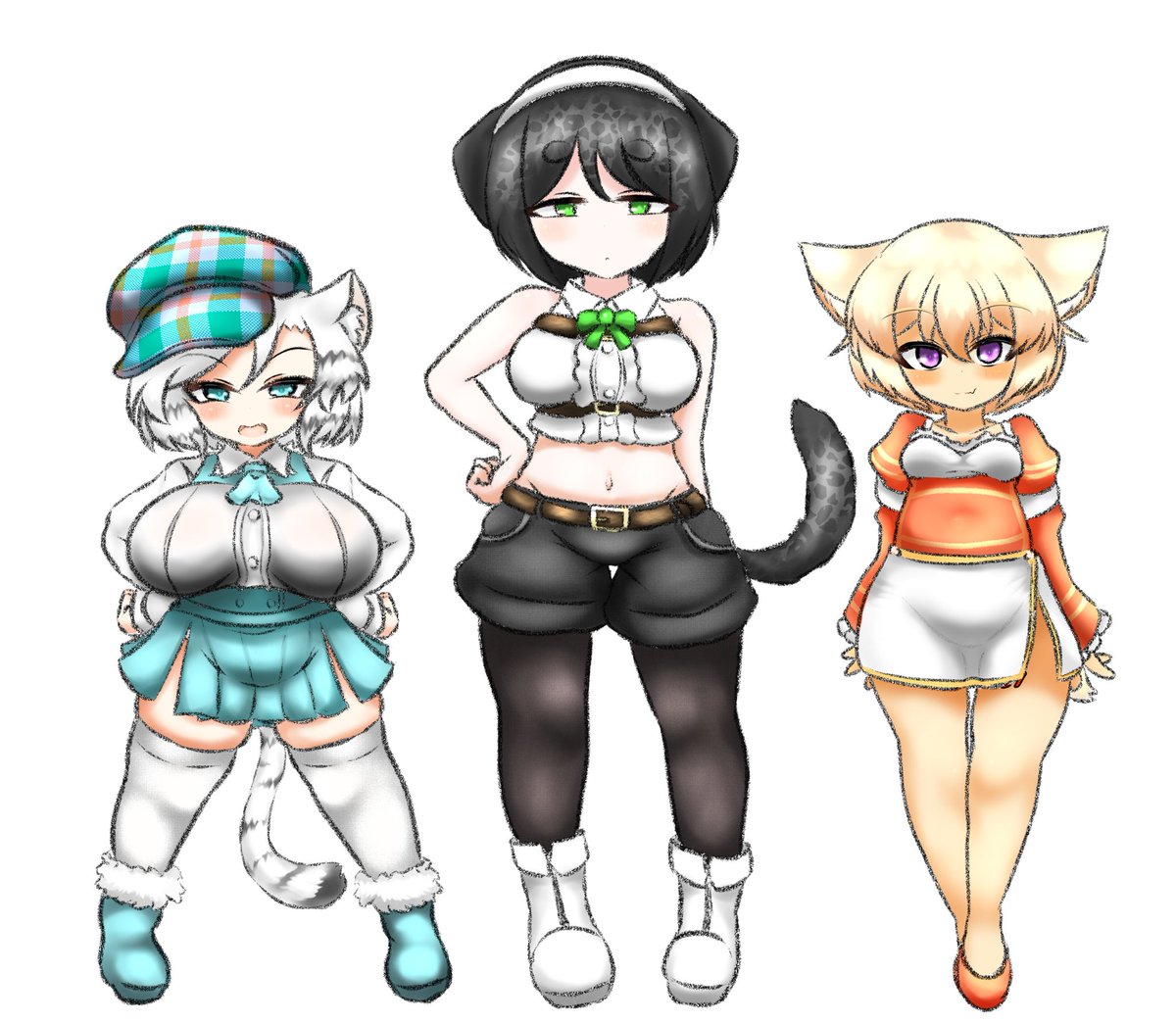 思い付きで好みの服着せてみる部 二人追加版 