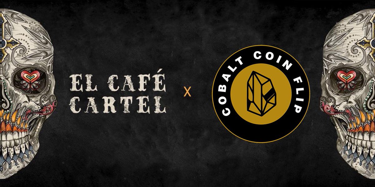 @ElCafeCartel x @CobaltCoinFlip It is time we giveaway one Gen1 spot to our fellow Twitter followers! To enter: - Follow both the accounts - Like and retweet the post - tag 2 mates Time for $Cafe. (Wen cobalt $cafe flip? @bennybrown_eth ) #NEARProtocol #NEAR #WLGiveaway