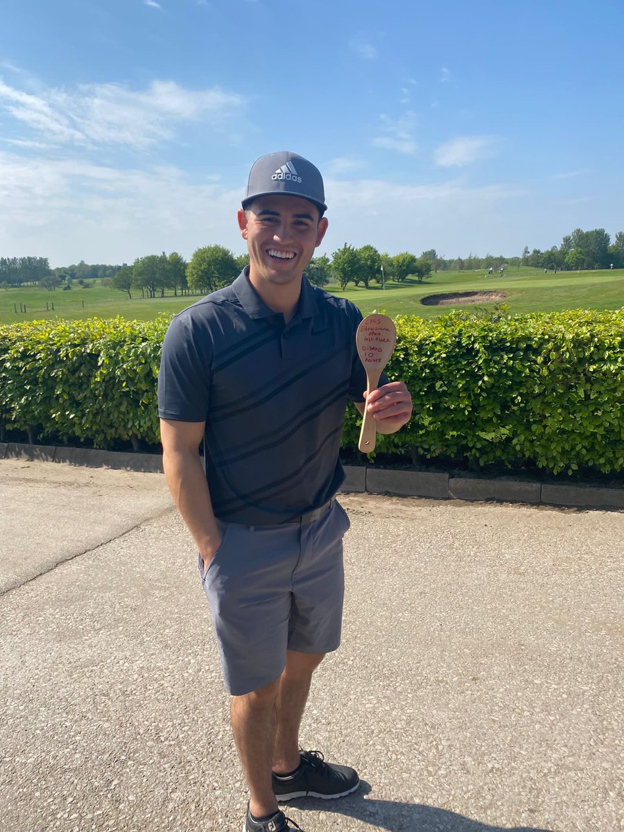 ctgolfsociety's tweet photo. Special mention goes to wooden spoon winner @joshgiblin1, cherish it mate you worked very hard for it https://t.co/GhGFq9CA3u