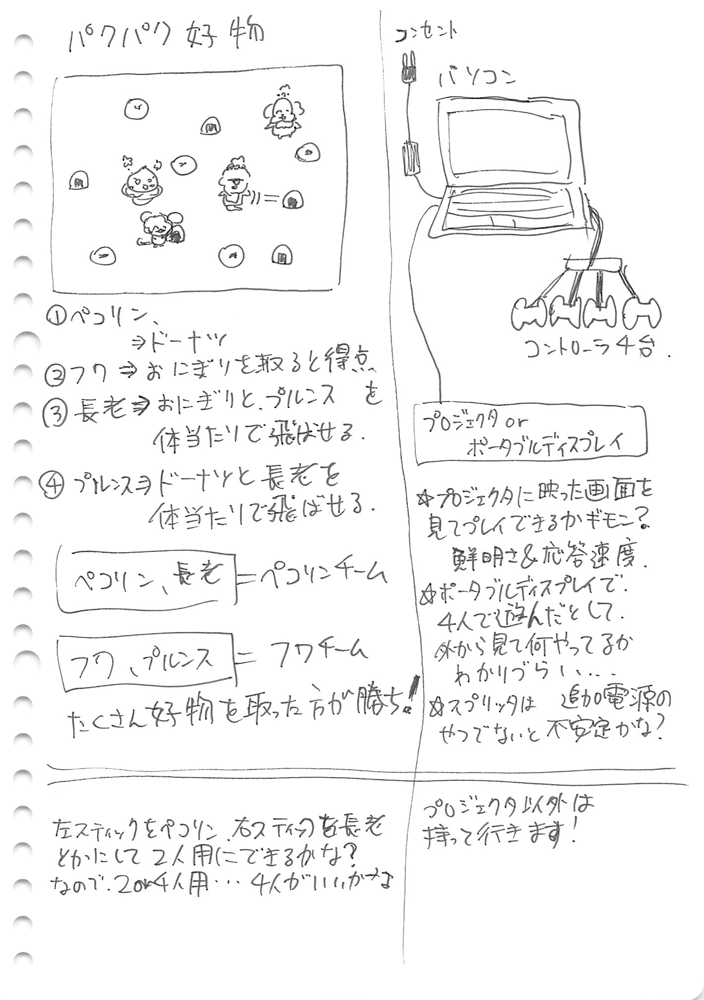 「ペコリンvsモフルン」じゃなくて、「パクパク好物」やな・・・ 