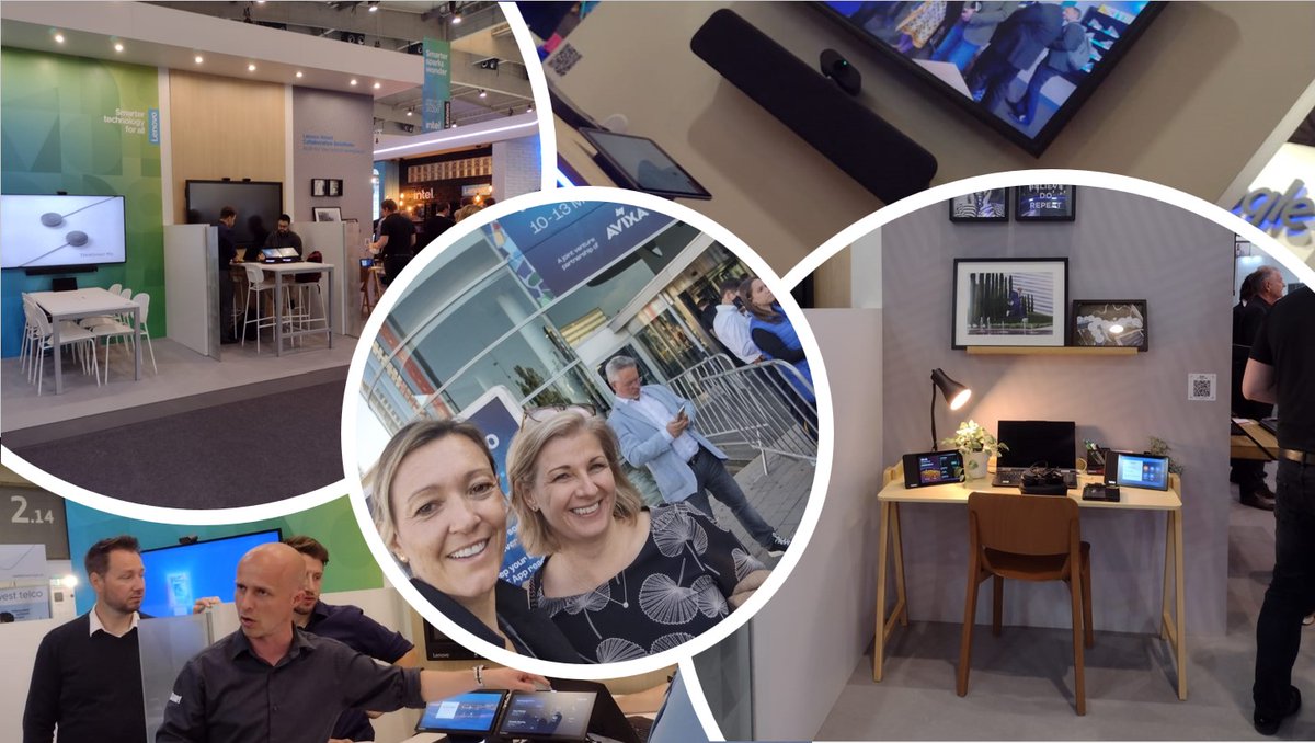 Thrilled to be attending #ISE2022 this week and meet like minded people - excited to introducing our new technologies to clients and #avtweeps  😊
In the meantime, enjoy the show and treasure the warm hug from #Barcelona
#ISE #Lenovo #videoconferencing #meetingrooms #boardrooms