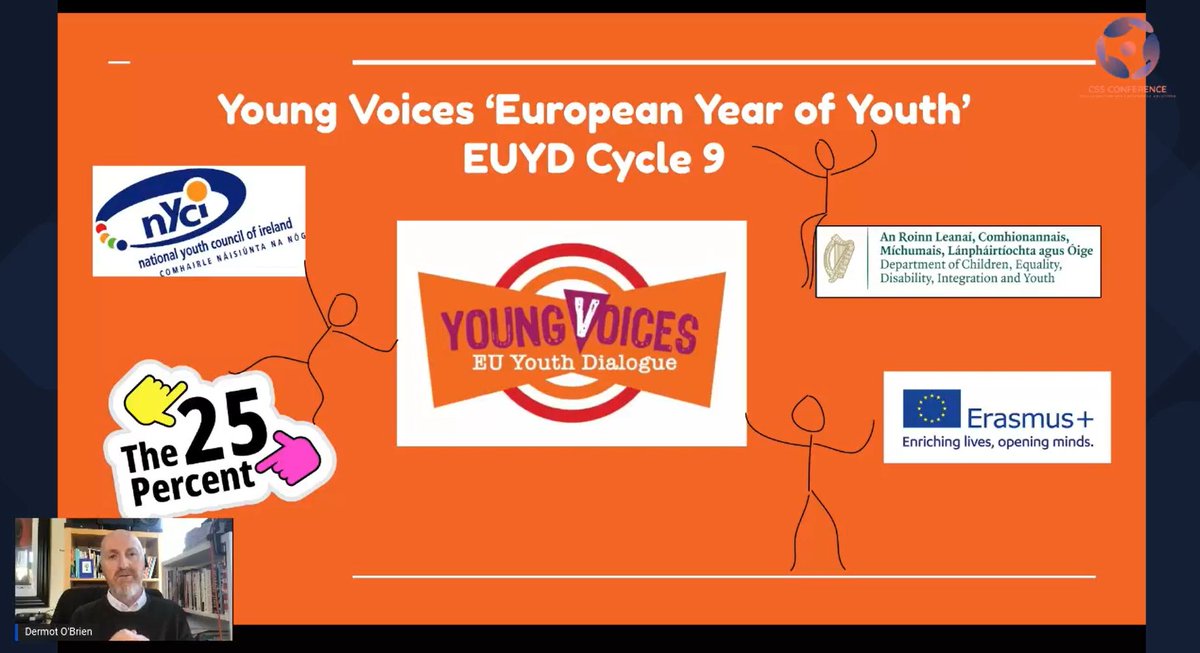 ConferenceTise's tweet photo. @Daizobrien @nycinews @EuropeanYouthEU Young Voices "European Year of Youth" EUYD Cycle 9 on the second day of #TISECSS22 conference
@nycinews @25percentproje1 @EUErasmusPlus @Daizobrien https://t.co/mPCqVSNWCE