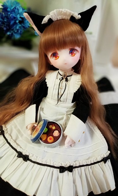 メイドの日なのでうちにいるメイドぴゃん見て欲しい…(*^_^*)

#メイドの日 
#Kumakoちゃん  
#ニャンハウス 