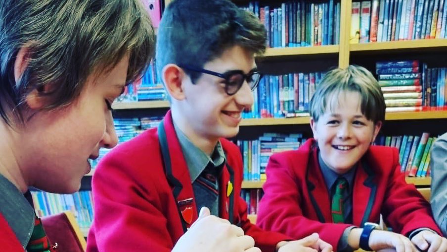 ArnoldHouseSch's tweet image. The Y8 boys who have finished their exams, playing a game and plotting their first non- academic task - all will be revealed soon! #ahenglish #englishscholarship #postexamfun #teamwork #mysteryproject #arnoldhouseschool