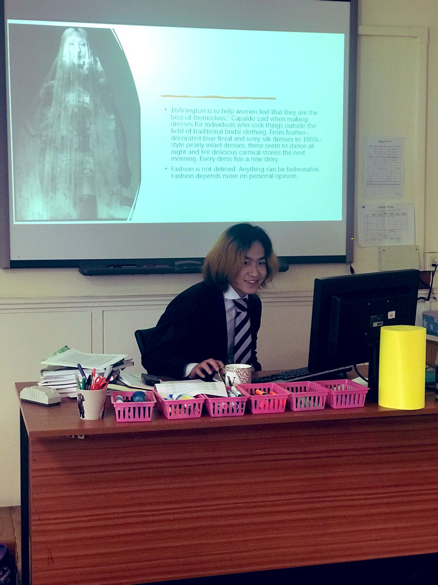 OratoryEAL's tweet photo. Fashion presentations by the L6th today...some amazing choices, I feel desperately under dressed!! #OratoryEndeavour #OratoryCuriosity https://t.co/6zzCzsno1S