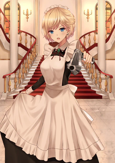 とあるお屋敷の戦闘メイド
 #メイドの日 