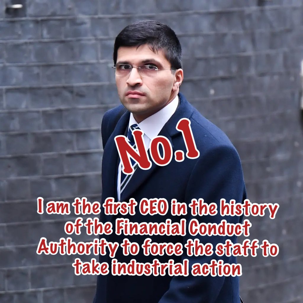 TheFCHEYSCC's tweet photo. @JamesFitzJourno @TheFCA @NewModelAdviser You have to hand it to Nikhil Rathi, he came, he saw, he made so many bad decisions, that his staff had no other option. #STRIKE He rewarded his Senior Leaders &amp; punished the frontline staff, who literally were just doing as they were told #unitethefca #fcastrikes @unitetheunion https://t.co/mmFUO1T1SR