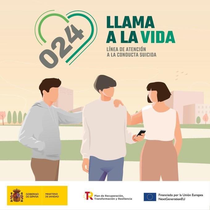 soctescat's tweet photo. Nou telèfon de prevenció i detecció a les conductes suïcides. #024ContraElSuicidio #tesvisble https://t.co/QvAdLUtDcU