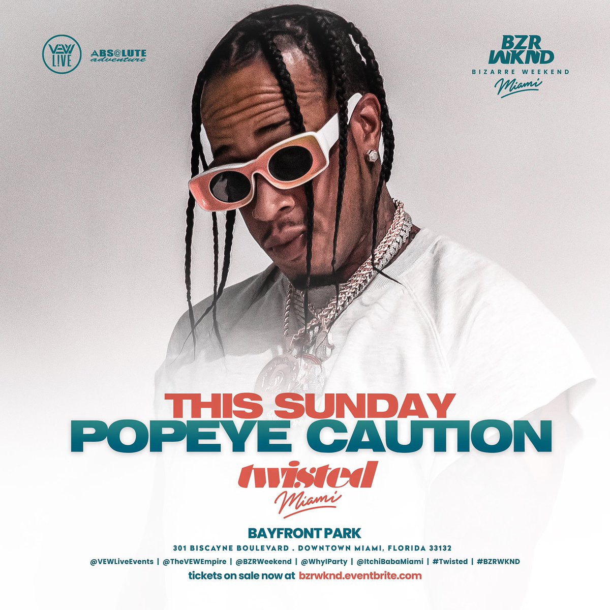 popeyecaution0's tweet photo. When the stars align! #BZRweekend #Twisted #DextaDap #Masicka #SquashSixBoss #PopeyeCaution #safaree #zekedon1 y’all already know what we about about to do 💯💯💯🚀🚀🚀 this Sunday bayfrontparkmia pull up movie 🎥 https://t.co/xM3HrbkGbG