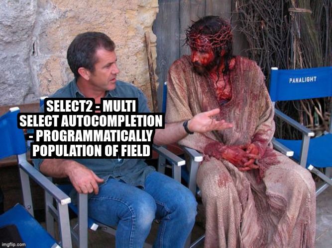 overflow_meme's tweet image. Select2 - Multi Select Autocompletion - Programmatically population of field stackoverflow.com/questions/6480… #jqueryselect2 #javascript