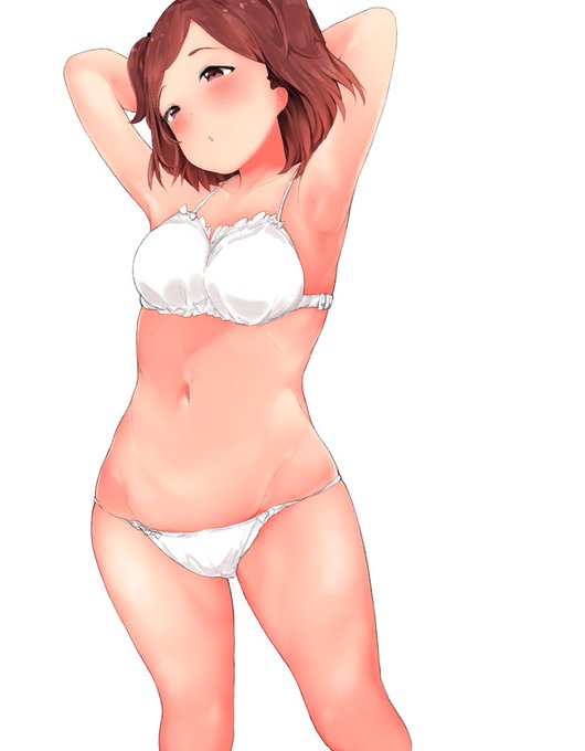 お題箱より青羽美咲ちゃんの下着姿のエッチなイラスト🔞 