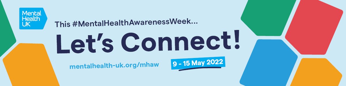 This week is Mental Health Awareness Week. #LetsConnect with colleagues, friends &amp; family. Loneliness can be a key factor in poor mental health and with many people remote or hybrid working, its even more important to be connected. Get involved  <a href="/mhealthuk/">mHealth UK</a> mentalhealth-uk.org