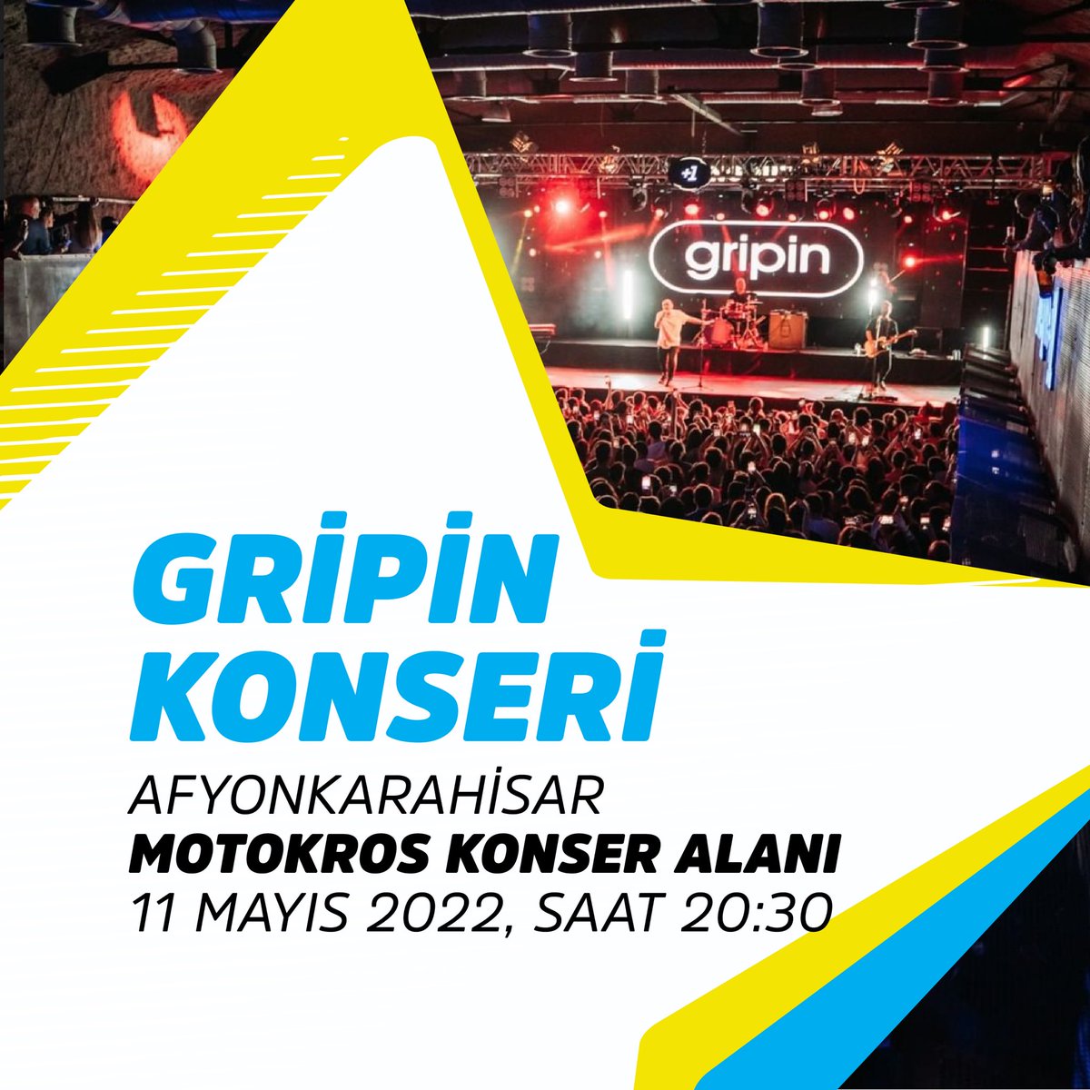uniligsgm's tweet photo. GRİPİN KONSERİ
Yarın akşam (11 Mayıs 2022) saat 20:30'da Motokros Konser Alanı'nda.

#ünilig #gsb #tusf #konser #gripin 
@AfyonPostasi @afyonhabercom @afyonkenthaber @afyonbelediyesi @AfyonValiligi @kocatepeuniv @gripinonline https://t.co/takEmoAIvi