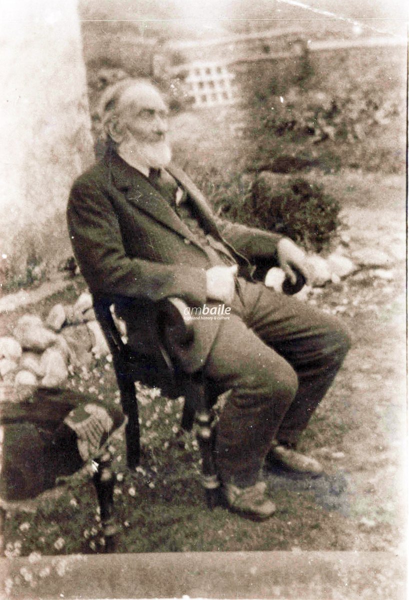 HighlandHistory's tweet photo. John MacIver (1827-1927), a merchant from #Scoraig sitting in his garden

[photo from the collections @UllapoolMuseum] https://t.co/7N4cKsuyUi