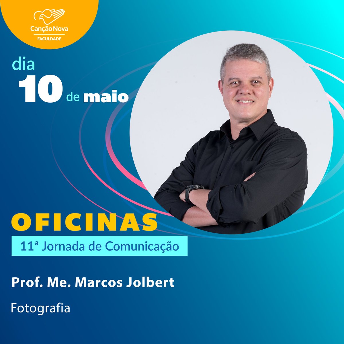 faculdadecn's tweet photo. Não perca a hora! Hoje tem Oficina!🤩

Conheça os instrutores de cada uma delas!✨

#segundodia #alunosfcn #jornalismo #radiotv
#comunicaçãosocial #faculdadecn
#FaculdadeCançãoNova
#JornadaDaComunicação2022 #oficinas #instrutores https://t.co/2YpqAojLxg