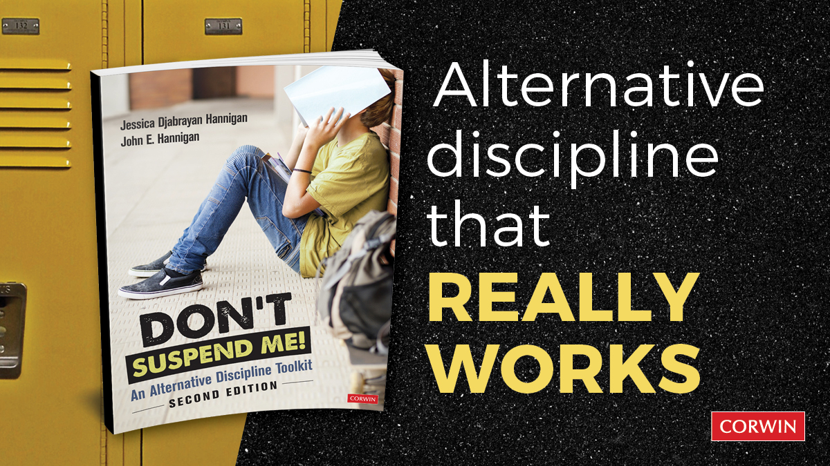 CorwinPress's tweet photo. Discipline laws & regulations changed, so Don't Suspend Me did too: https://t.co/ewtWvHTcq7
@JohnHannigan75 @Jess_hannigan #AlternativeDiscipline https://t.co/6suOa9gSZT