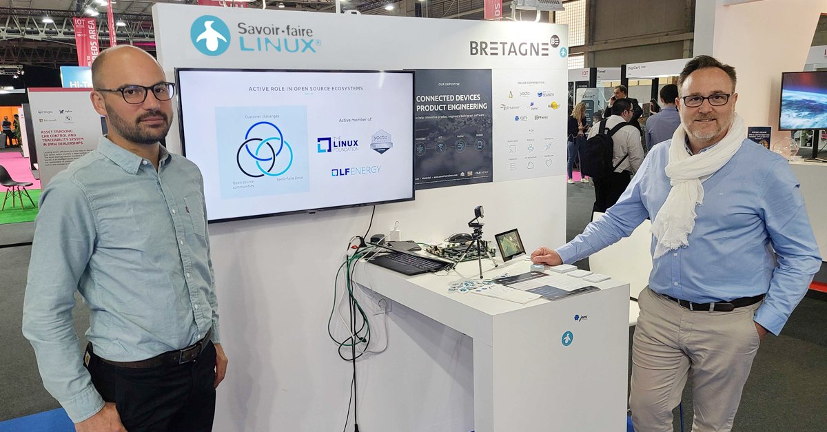 Toradex's tweet photo. Visit our partner Savoir-faire Linux at the #IOTWC22 and learn about our collaboration. https://t.co/bIUYBZQqUp

#IoTWorldCongress #IOTWC #IoTWCBarcelona #IoT #IIoT #AI #YoctoProject #SavoirfaireLinux #EmbeddedLinux #Linux #Barcelona https://t.co/GCem47s4hw