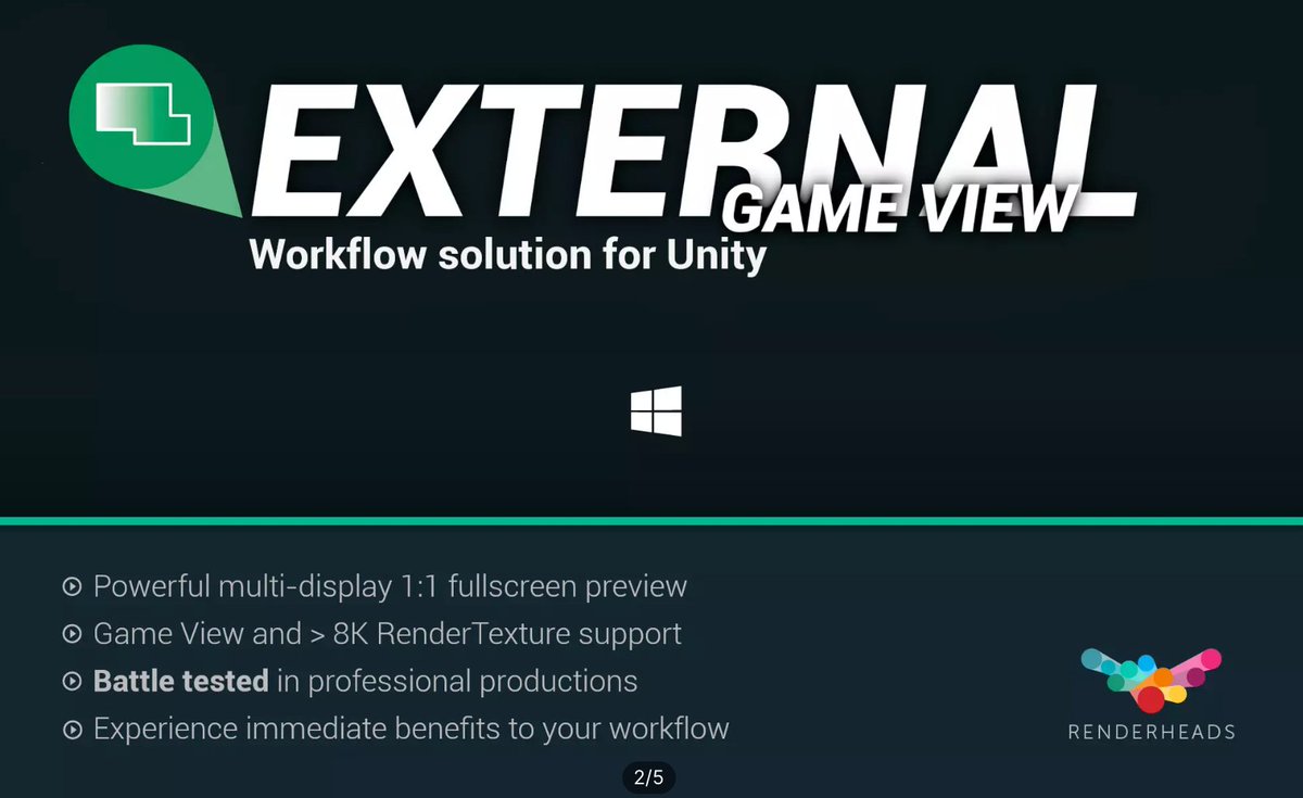 bit.ly/3N2PyDN 

This new extension gives you powerful options for displaying your game in-editor truly full-screen and on external displays.
<a href="/unitygames/">Unity for Games</a> #8K #gameview #fullscreen #avpro #unity #RenderHeads
