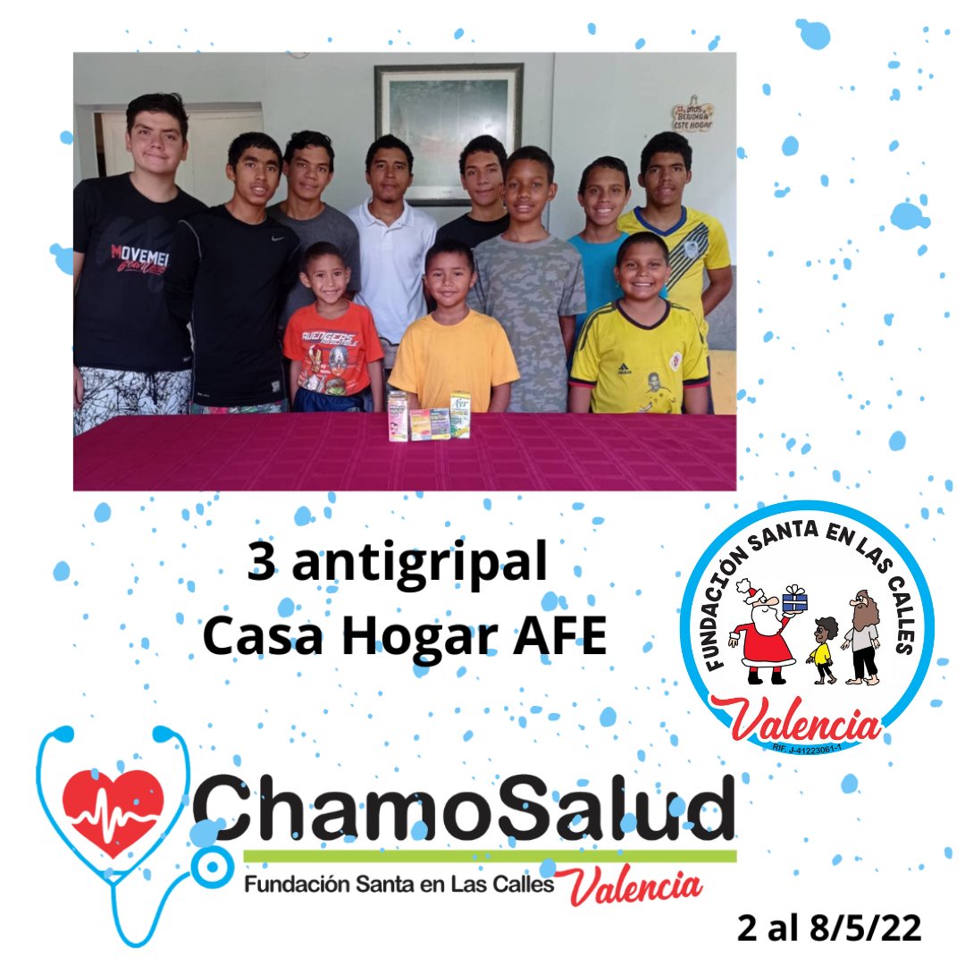 SantaEnCallesVa's tweet photo. Trabajo del equipo de salud durante la semana del 2 al 8 de Mayo.
#ChamoSalud
#YoApoyoUnCalvito
#Mayo2022 https://t.co/YtPvQSBxYB